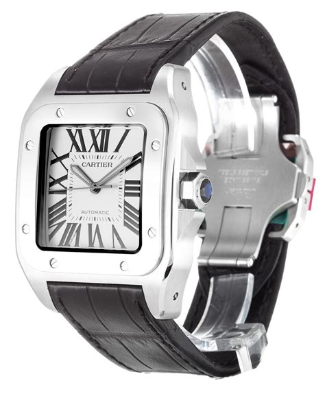 cartier santos 100 replica parts|cartier santos 100 diamond price.